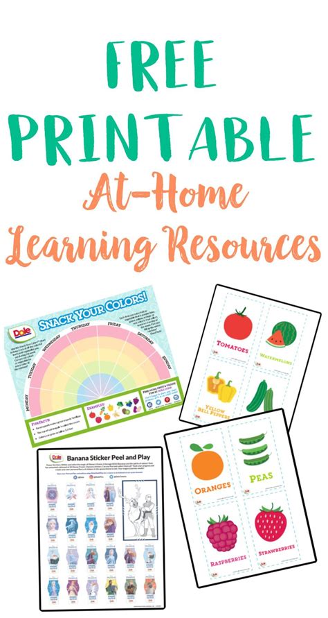 learning resources printables